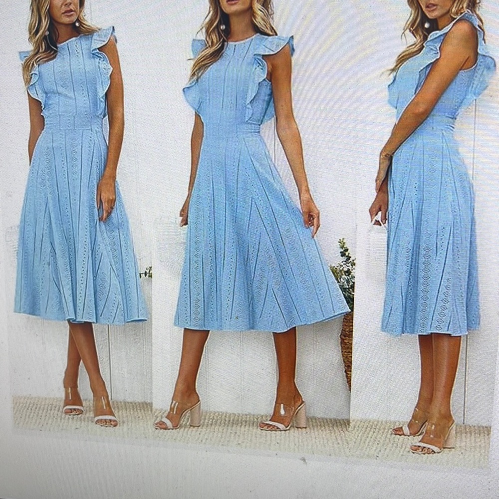 Light blue dress